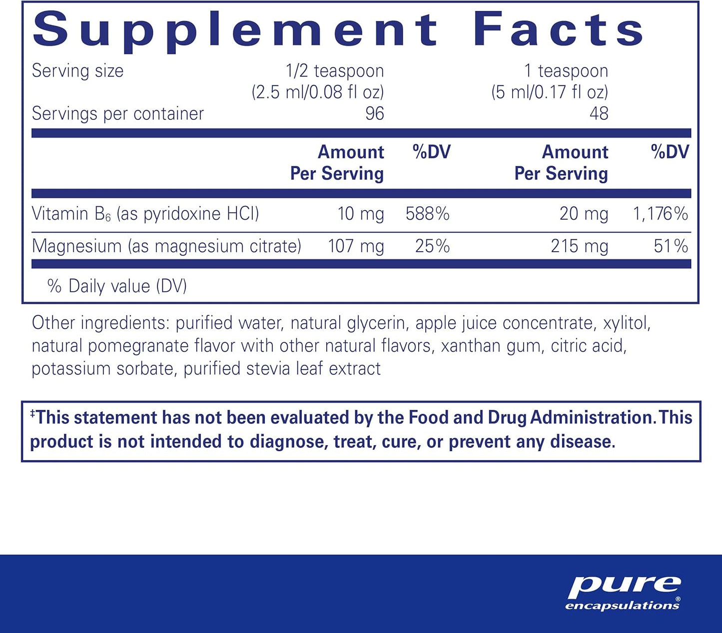 Pure Encapsulations Magnesium Liquid | Hypoallergenic Formula for Musculoskeletal and Heart Health | 8.1 fl. oz. Bottle