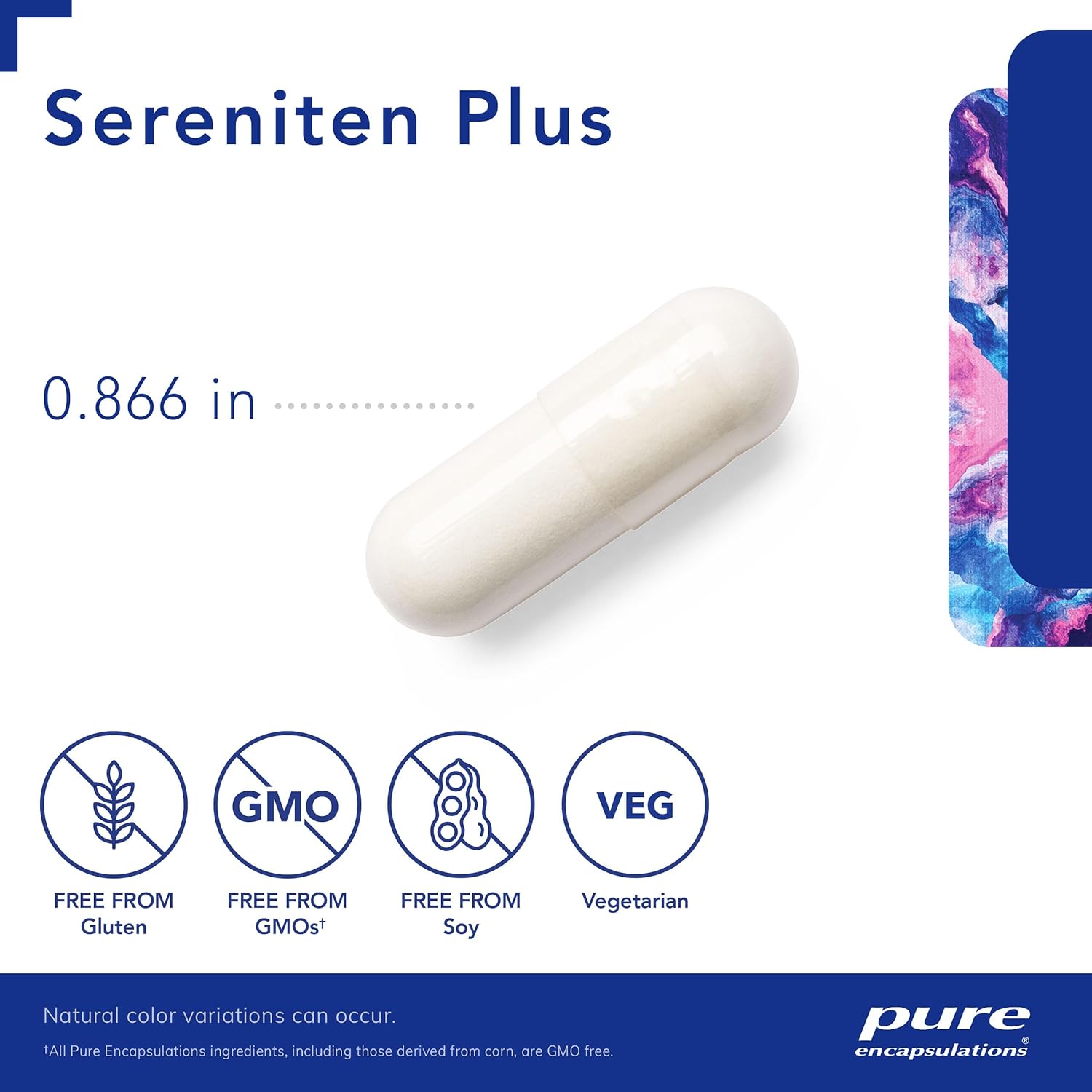 Pure Encapsulations Sereniten Plus Capsules for Occasional Stress and Restful Sleep - 45 Count