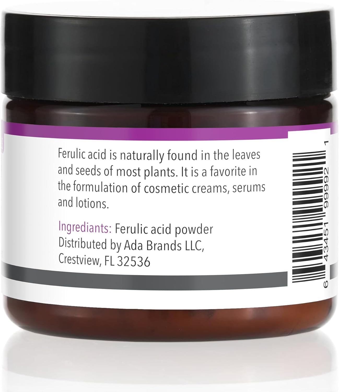 Pure Ferulic Acid Powder for DIY Creams and Serums | Stabilizes Vitamin C | Bos Essentials