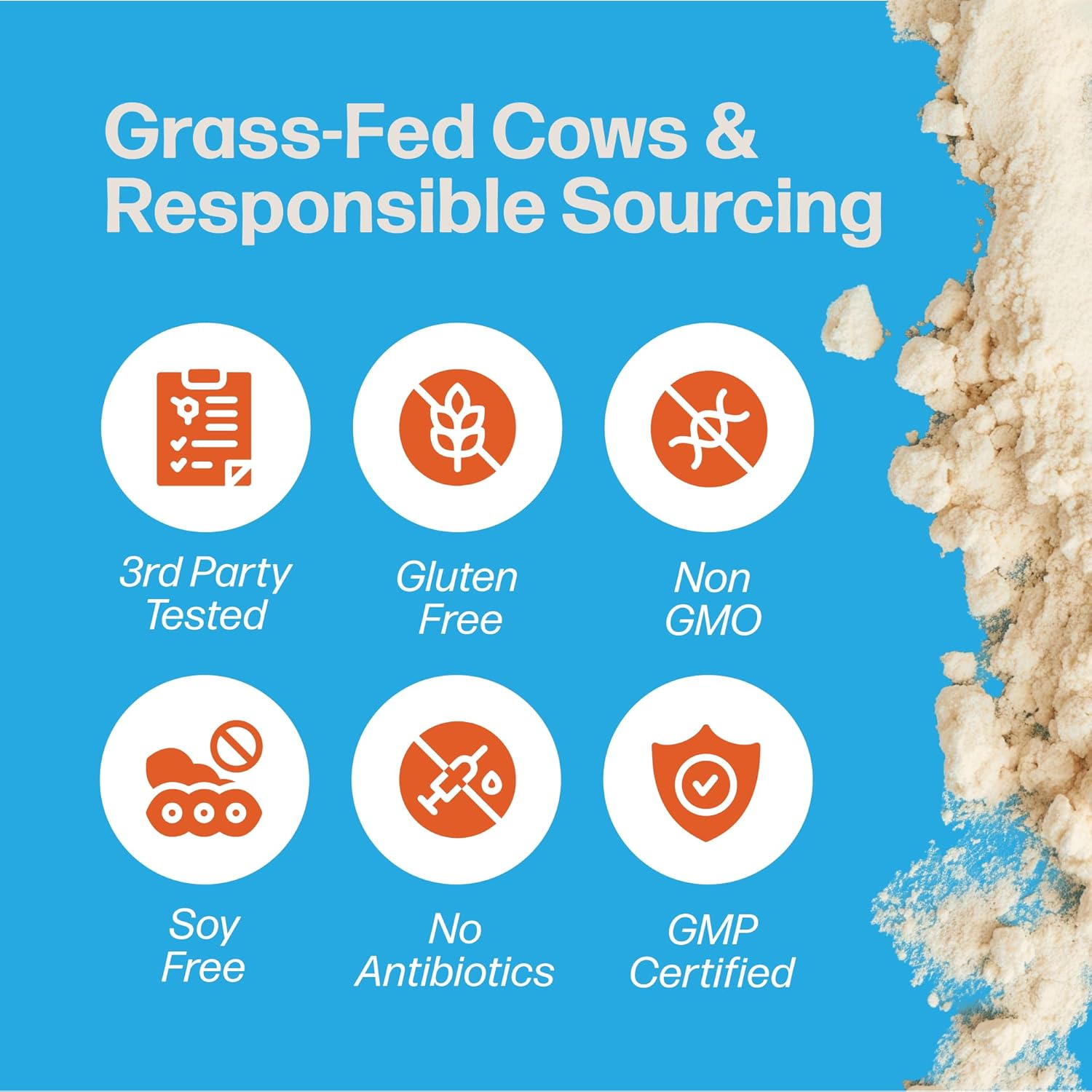 Pure Grass-Fed Bovine Colostrum Supplement for Immune Support - 100% Organic, Unflavored Powder - 60 Servings