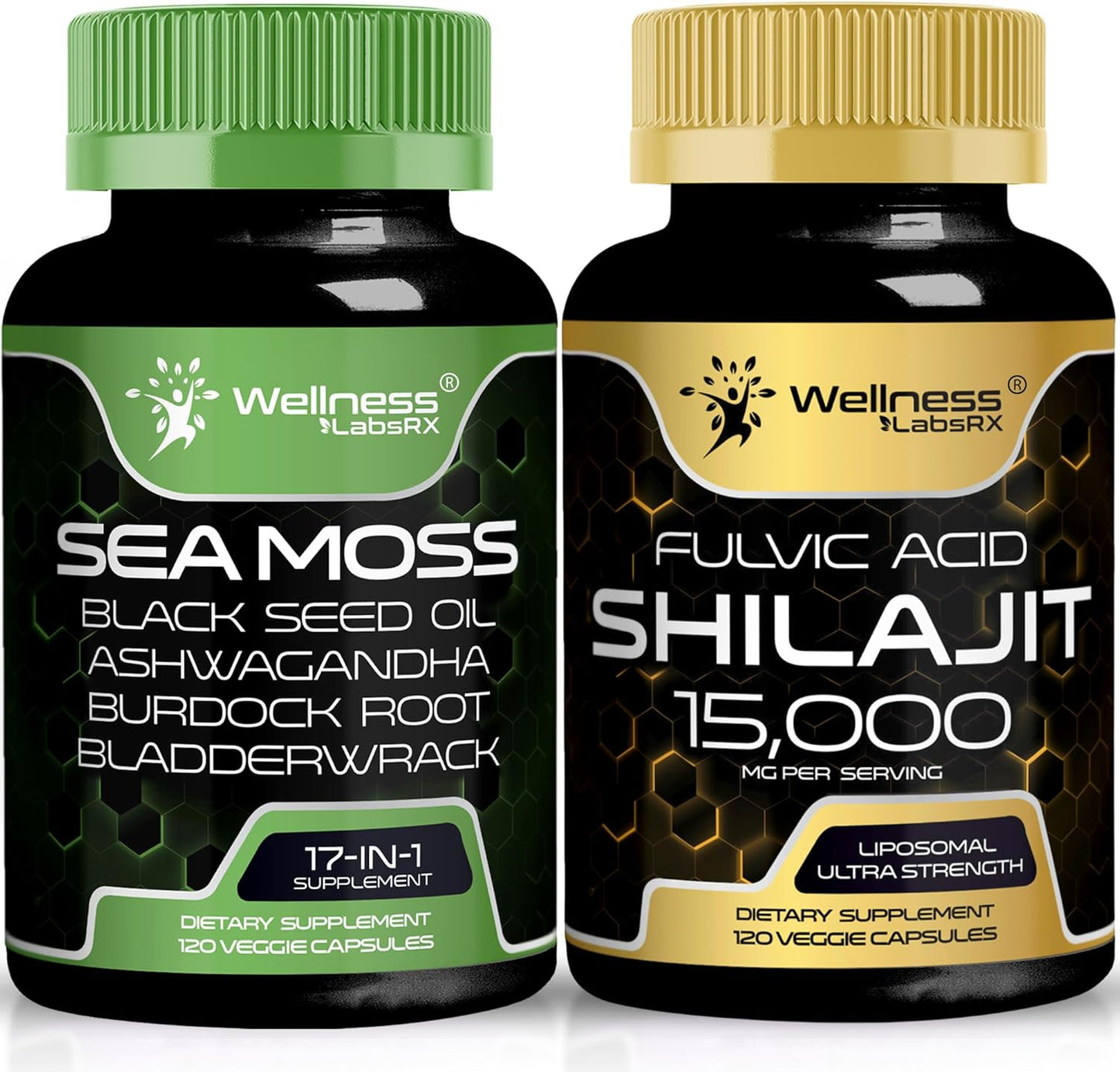 Pure Himalayan Shilajit Capsules - Authentic Irish Sea Supplement