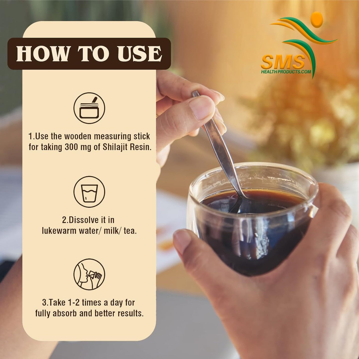 Pure Himalayan Shilajit Resin - Gold Grade 100% Pure Shilajit with Fulvic Acid & 85+ Trace Minerals for Energy & Immune Support