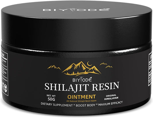 Pure Himalayan Shilajit Supplement with Fulvic Acid & 85+ Minerals, 600mg - 100 Servings for Men and Women