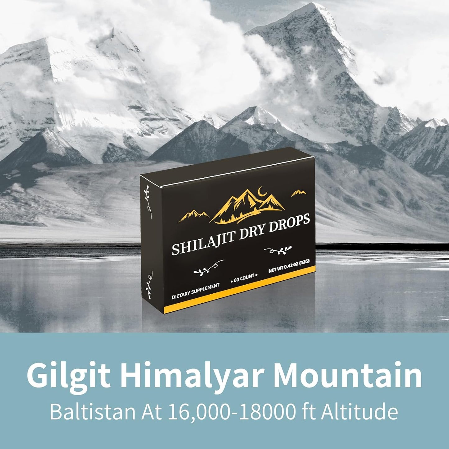 Pure Himalayan Shilajit Tablets | Natural Resin Drops | Immune Support & Energy Boost | 85+ Minerals & Fulvic Acid | 60 Tablets
