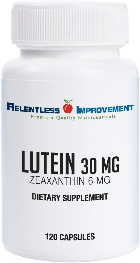 Pure Lutein Zeaxanthin Supplement 120 Capsules - Natural Source, No Fillers, High Quality Formula for Eye Health