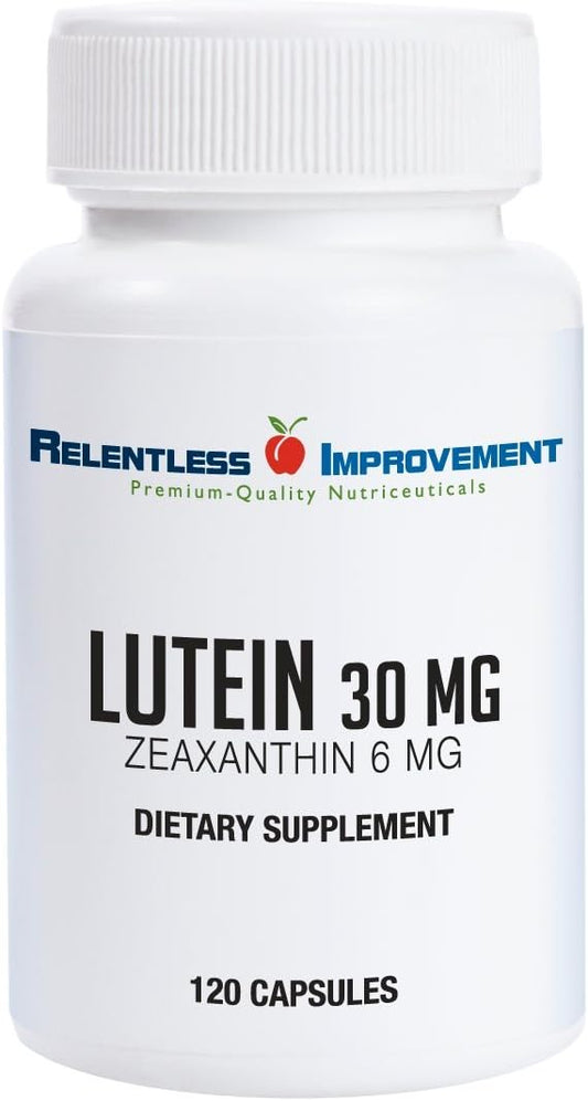 Pure Lutein Zeaxanthin Supplement 120 Capsules - Natural Source, No Fillers, High Quality Formula for Eye Health