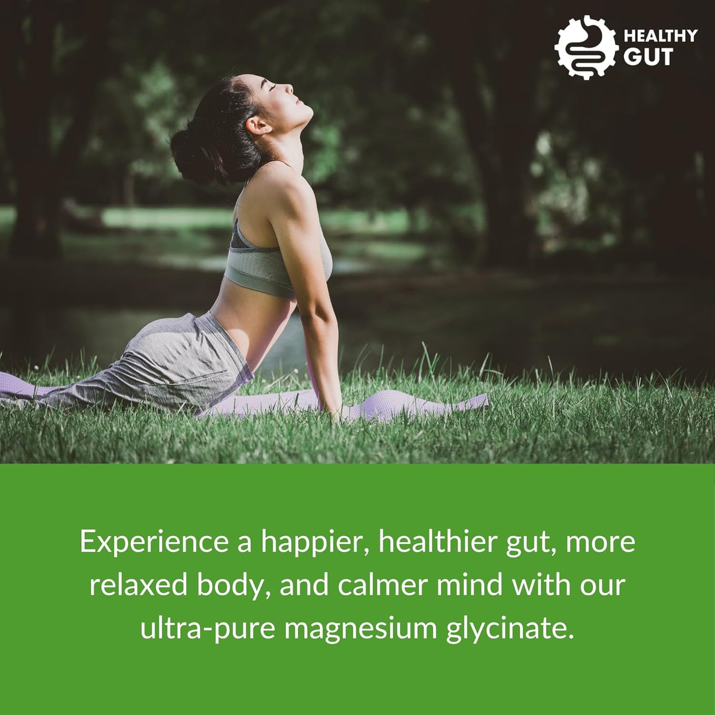 Pure Magnesium Glycinate Supplement | 180mg, 60 Servings | Gut Health Support - BoostGo Australia