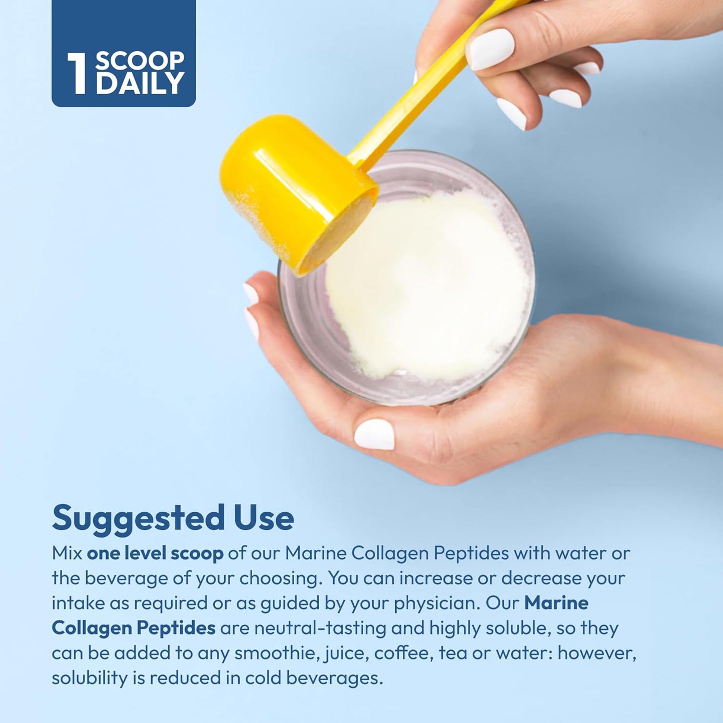 Pure Marine Collagen Peptides Powder with MSM - 120 Servings for Radiant Skin & Joint Comfort - Super Soluble, Non-GMO, No Additives.