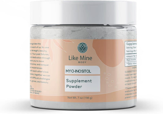 Pure Myo-Inositol Powder (7 oz) - Vitamin B8 Supplement without Fillers or Additives