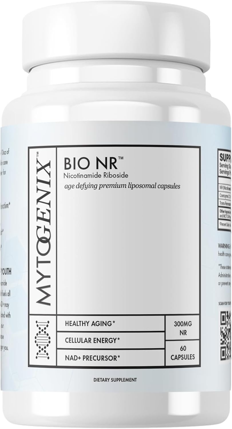 Pure NR Capsules - 300mg Nicotinamide Riboside Supplement - Anti-Aging - DNA Repair - Cognitive Function - Brain Optimization