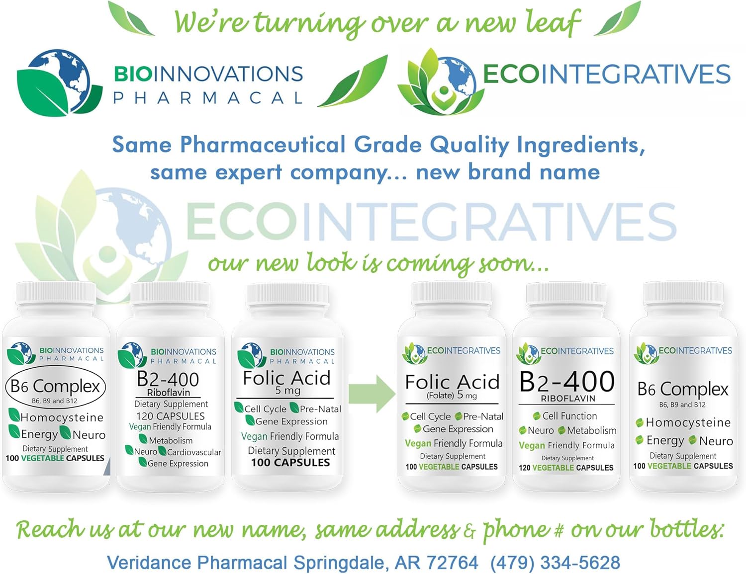 Pure Riboflavin Supplement for Nervous System, Cardiovascular Health, Energy Boost, and Metabolism - 60 Vegan Capsules by BioInnovations Pharmacal