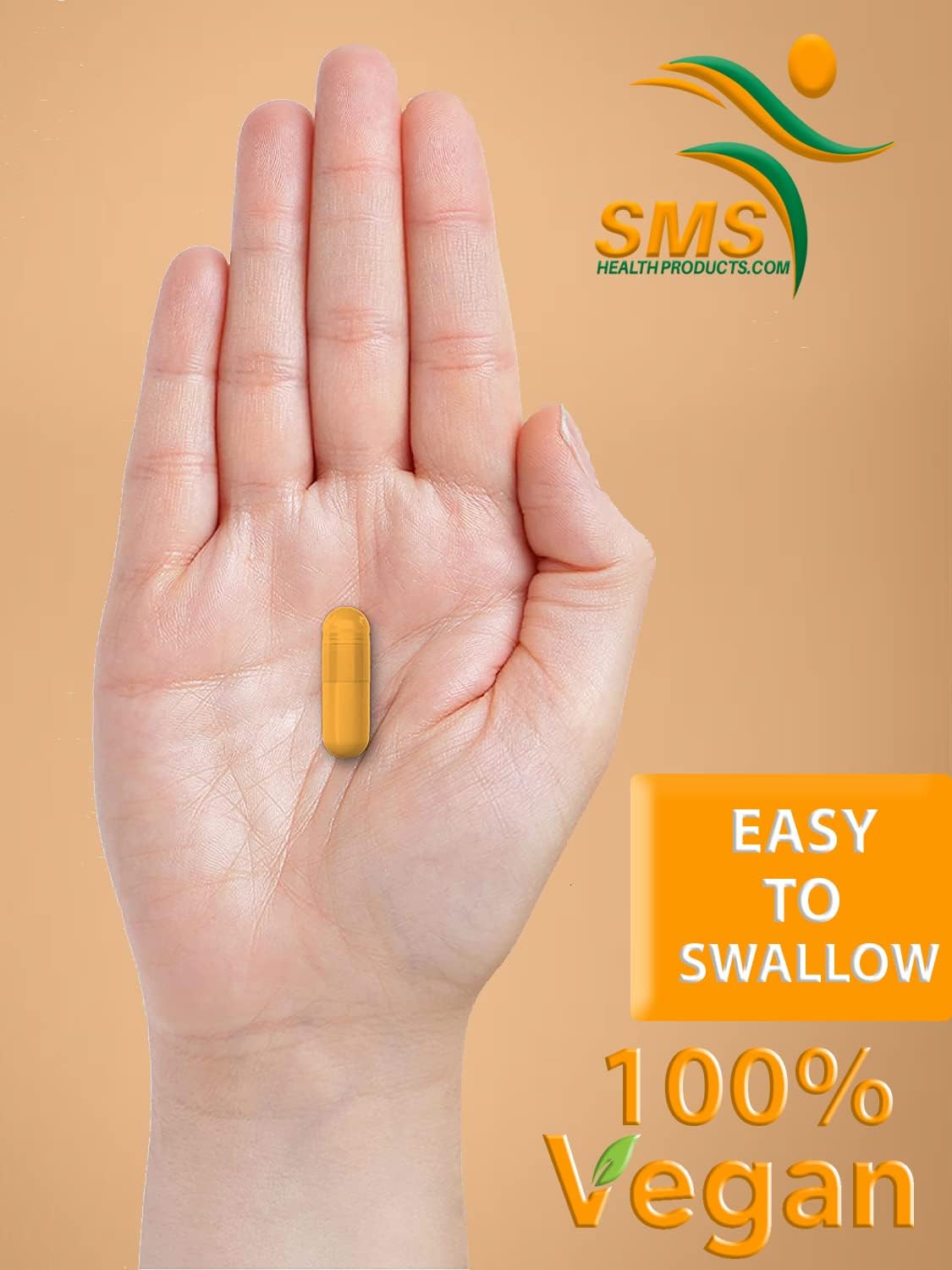 Pure Turmeric Curcumin 1000mg with 95% Curcuminoids & Black Pepper Extract - Non GMO, Gluten Free - 60 Veg Capsules for Increased Absorption