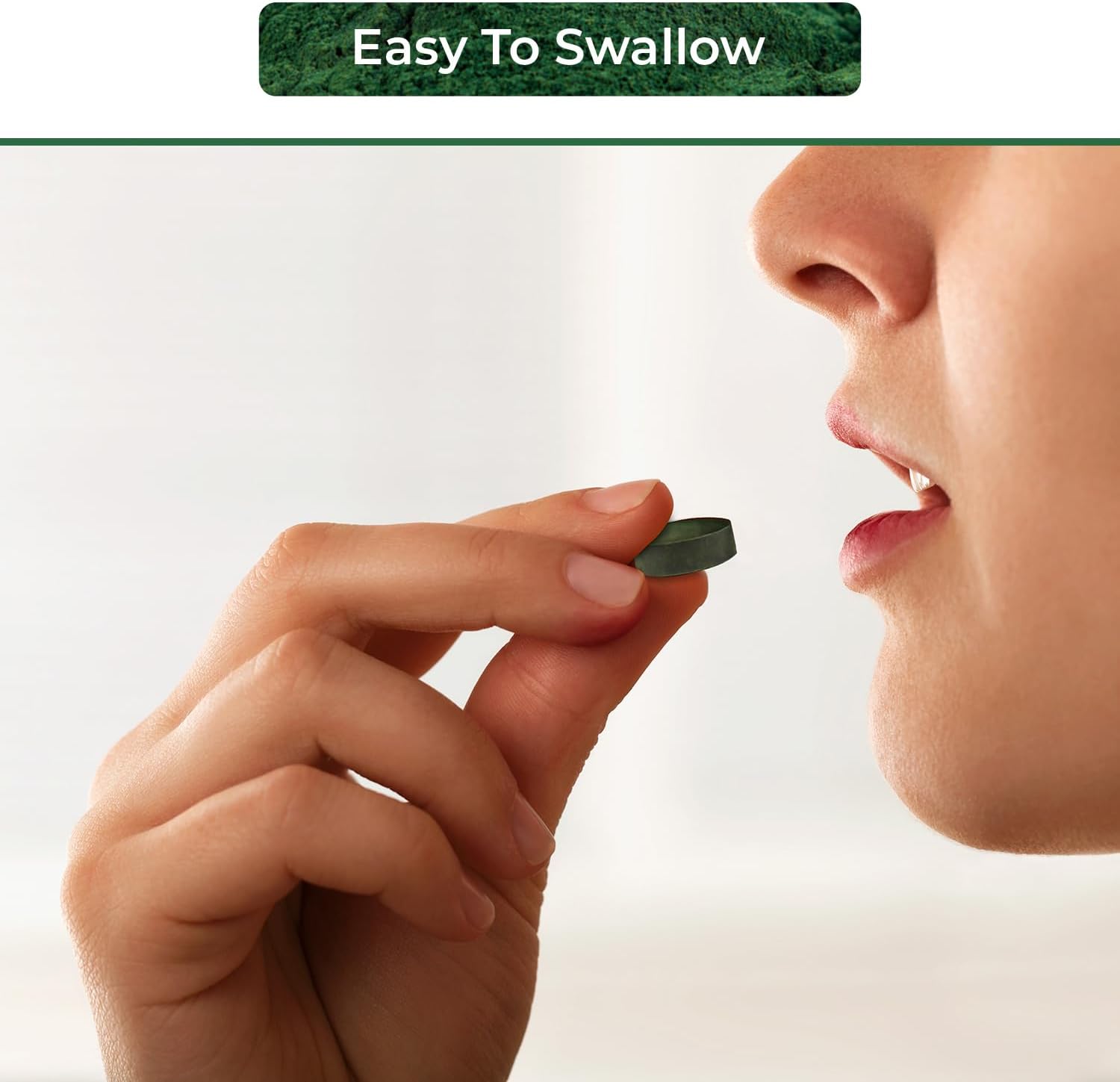 Pure Vegan Organic Spirulina Tablets - Non-GMO, Gluten-Free, Chemical-Free - Nutrient-Rich Superfood Supplement