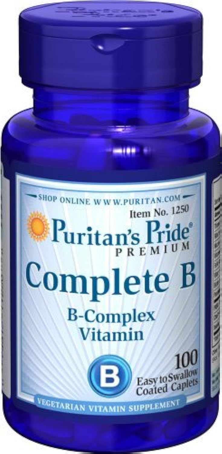Puritan's Pride Complete B Vitamin Complex - Essential B Vitamins for Overall Health and Wellness