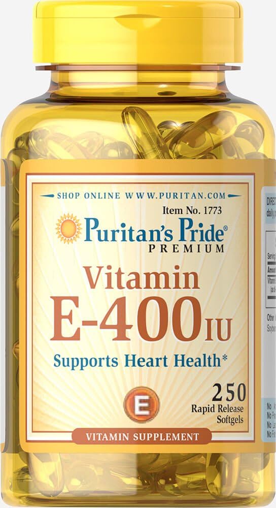Puritan's Pride Vitamin E-400 IU-250 Softgels - High Potency Antioxidant Supplement