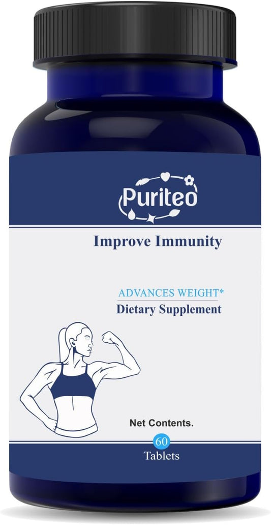 PURITEO Tribulus Terrestris Extract Tablets - Natural Dietary Supplement (60 Count)