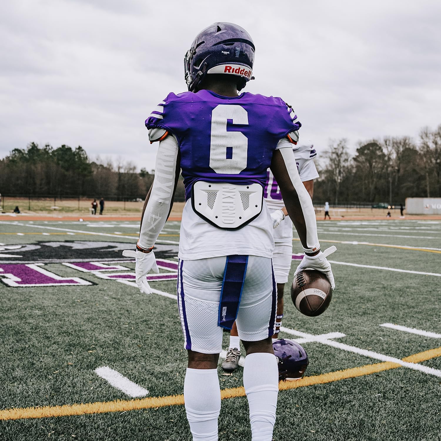 Purple NXT NXTRND Streamer Football Towel - Thin Sports Towel for Drying Hands & Accessories