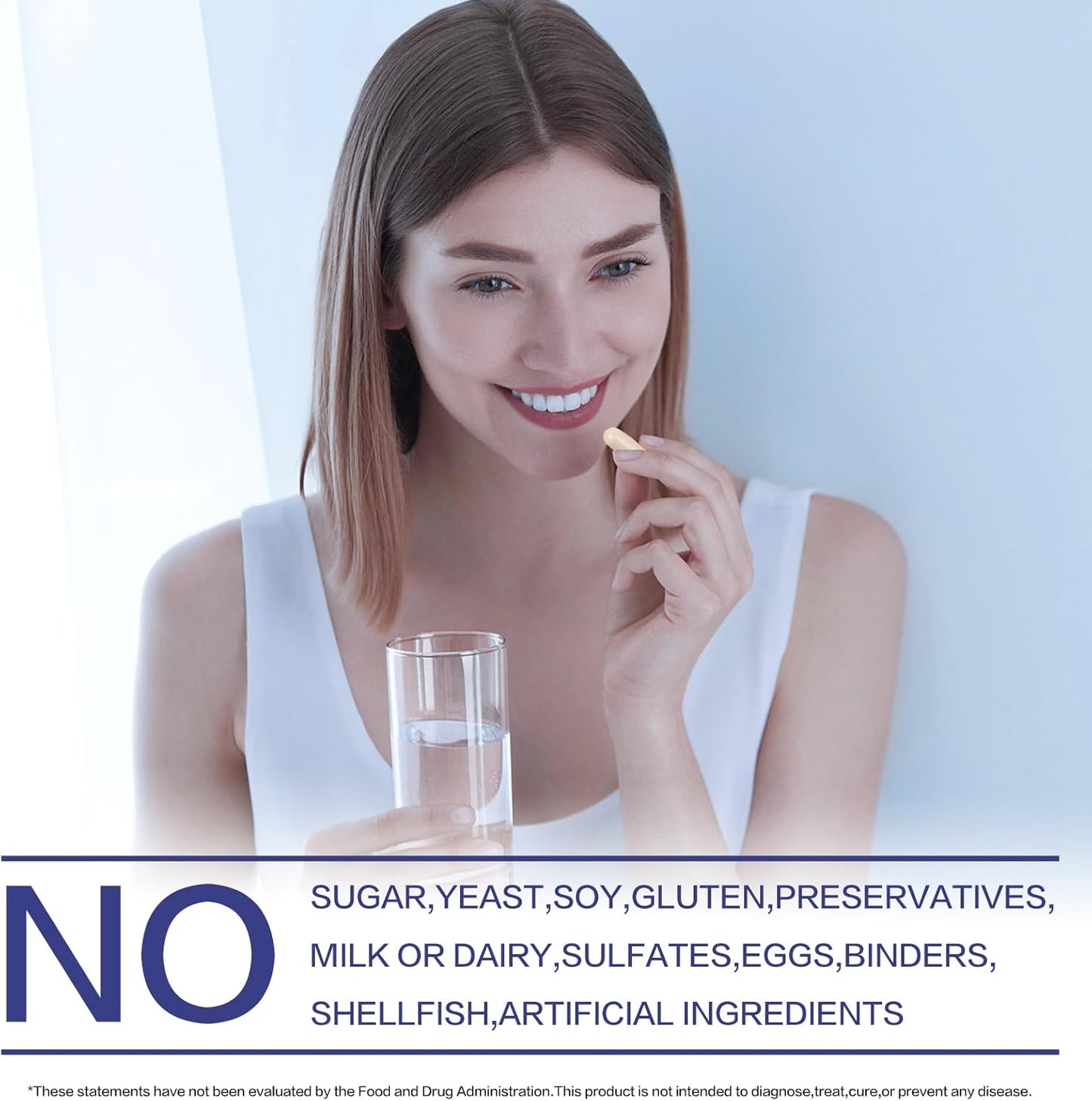 QANLOI Potassium Magnesium Aspartate Complex Supplement - 120 Capsules for Potassium & Magnesium Boost