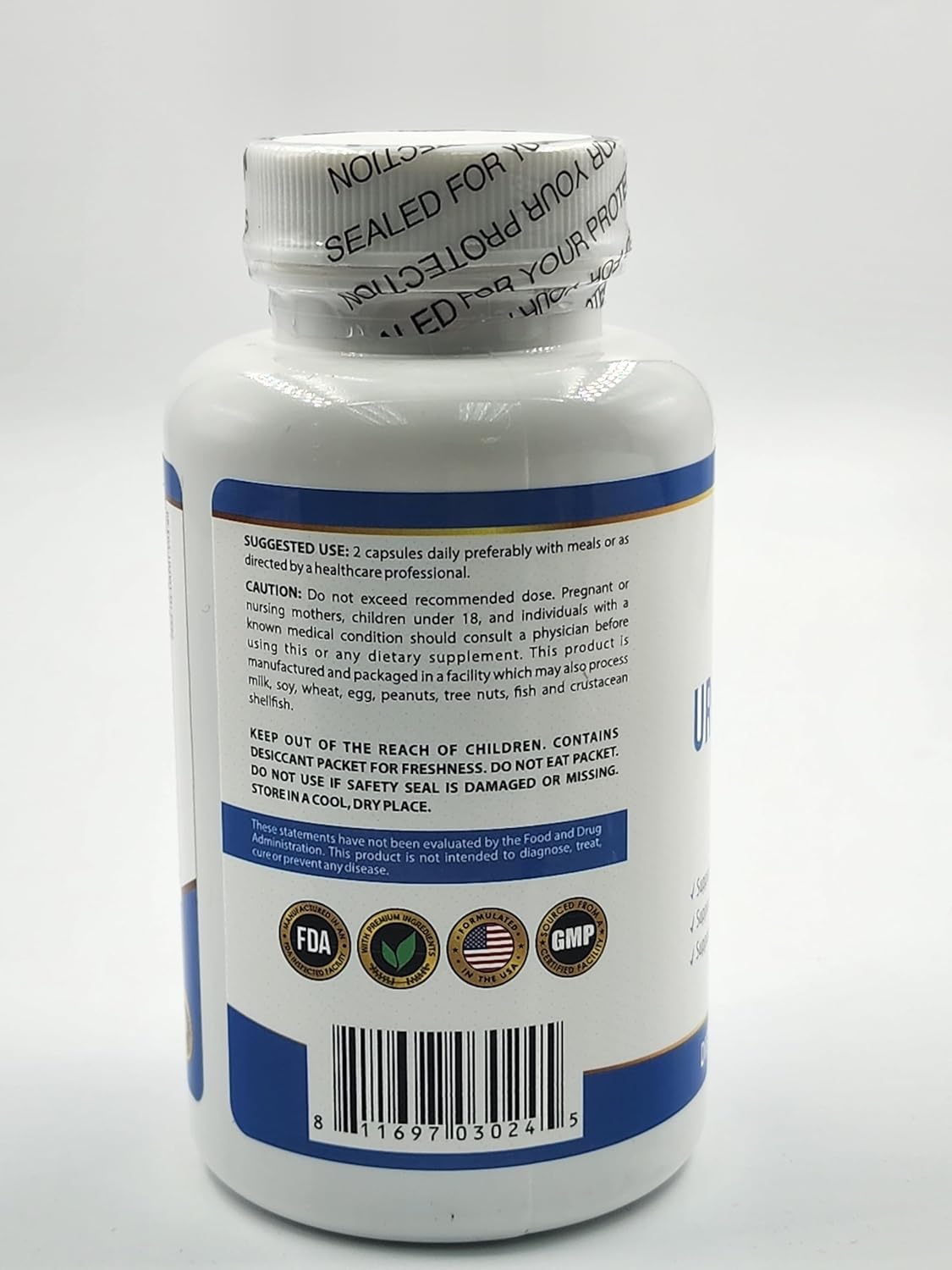 Qivaro Uric Acid Pro Capsules - Natural Supplement with Cranberry, Celery, Tart Cherry, Devil's Claw, Green Coffee Bean Extracts - 60 Veggies