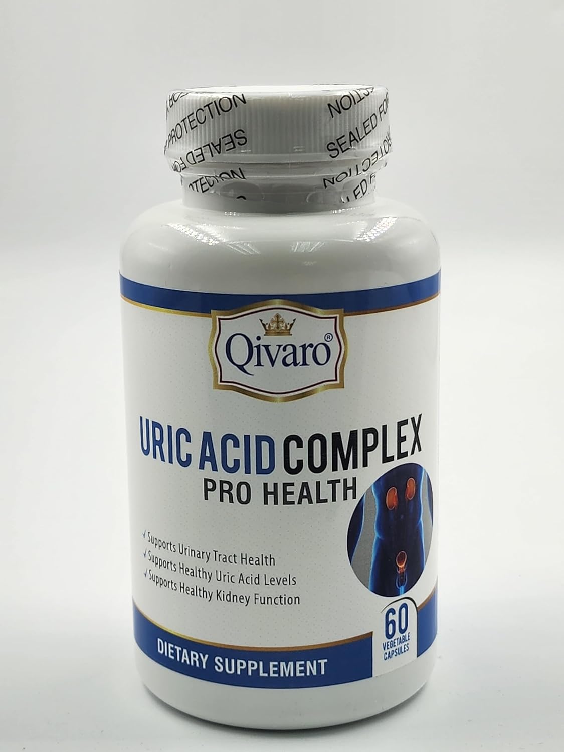 Qivaro Uric Acid Pro Capsules - Natural Supplement with Cranberry, Celery, Tart Cherry, Devil's Claw, Green Coffee Bean Extracts - 60 Veggies