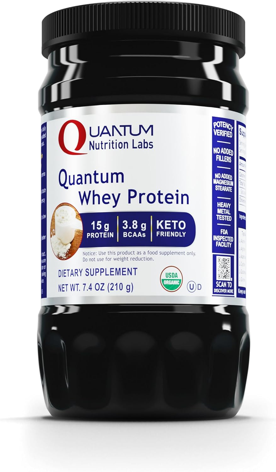 Quantum Nutrition Labs Whey Protein Powder - 7.4 Ounces