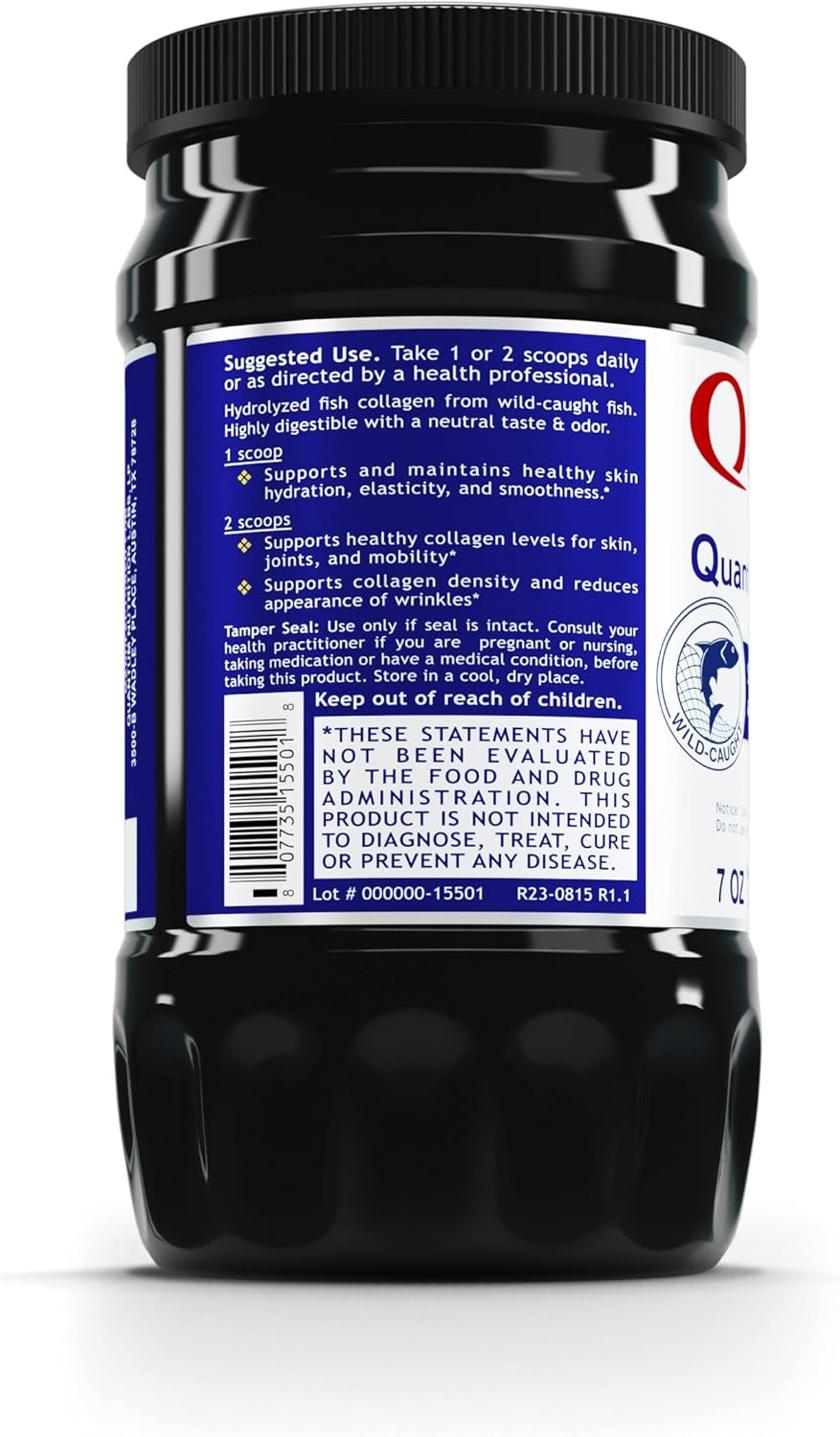 Quantum Nutrition QNL Collagen - Sustainable Hydrolyzed Marine Collagen Supplement for Gut & Joint Health - 7 oz