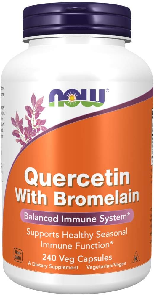 Quercetin with Bromelain 240 Vegetable Capsules by NOW Foods