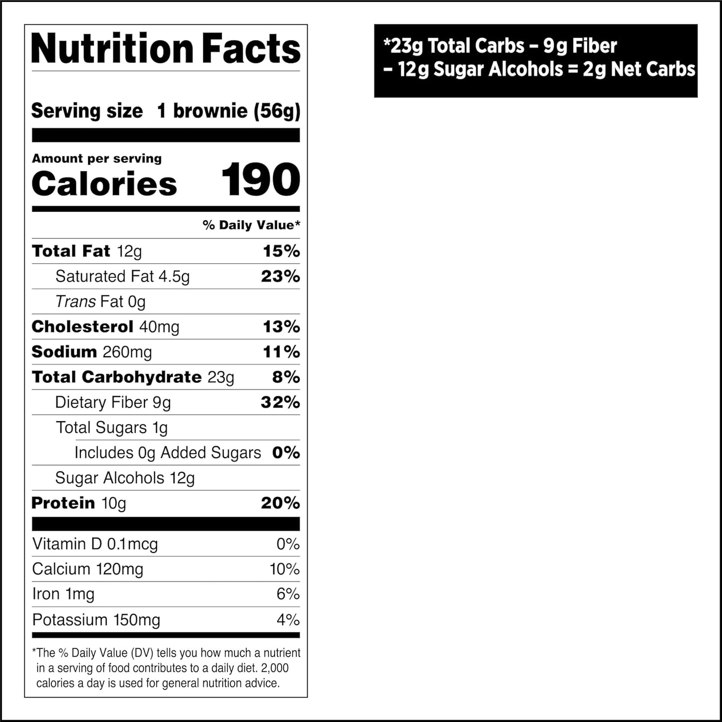 Quest Bake Shop Chocolate Brownies: High Protein, Low Carb, Low Sugar, 10 Count