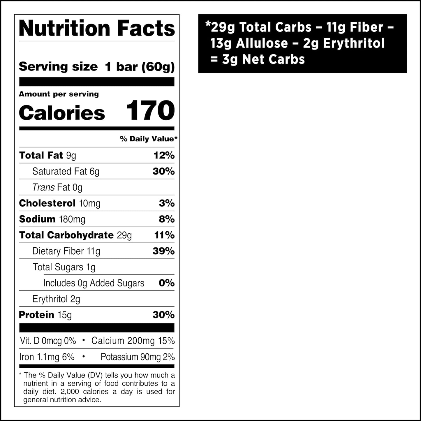 Quest Nutrition Chocolate Caramel Pecan Hero Protein Bar - 15g Protein, 1g Sugar, 3g Net Carb - Gluten Free, Keto Friendly - 12 Count Pack