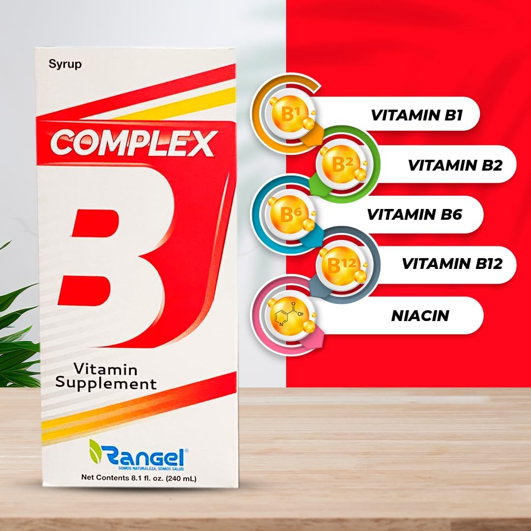Rangel Complex B Vitamin Supplement, 8.1 Fl Oz Liquid - Yellow Color