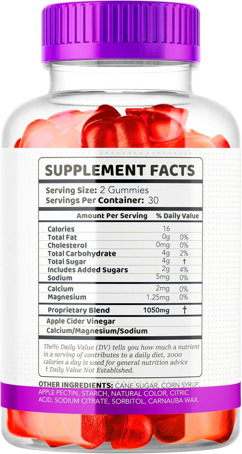 Rapid Ripped Keto ACV Gummies - 60 Gummies for 1 Month Supply