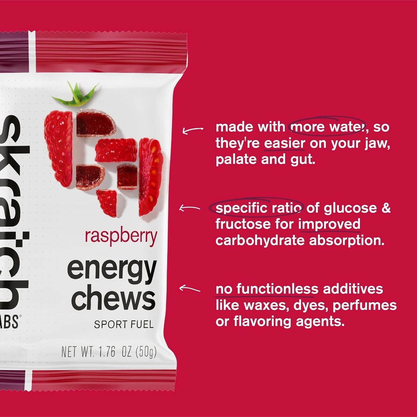 Raspberry Energy Chews for Running, Cycling, & Sports Performance | Gel Alternative | 10 Pack Vegan & Gluten Free - BoostGo Australia