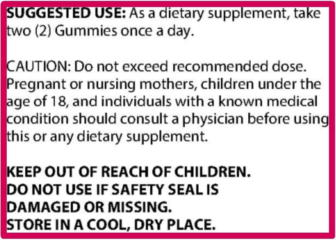 Raspberry Flavored Glucosamine Gummies with Vitamin E - Joint Mobility Support Supplement - 60 Gummies