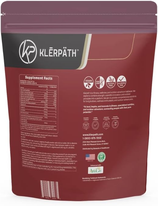 Raspberry Flavored L-arginine Plus Supplement, 30 Servings, High L-arginine and L-citrulline Content with Red Wine Extract