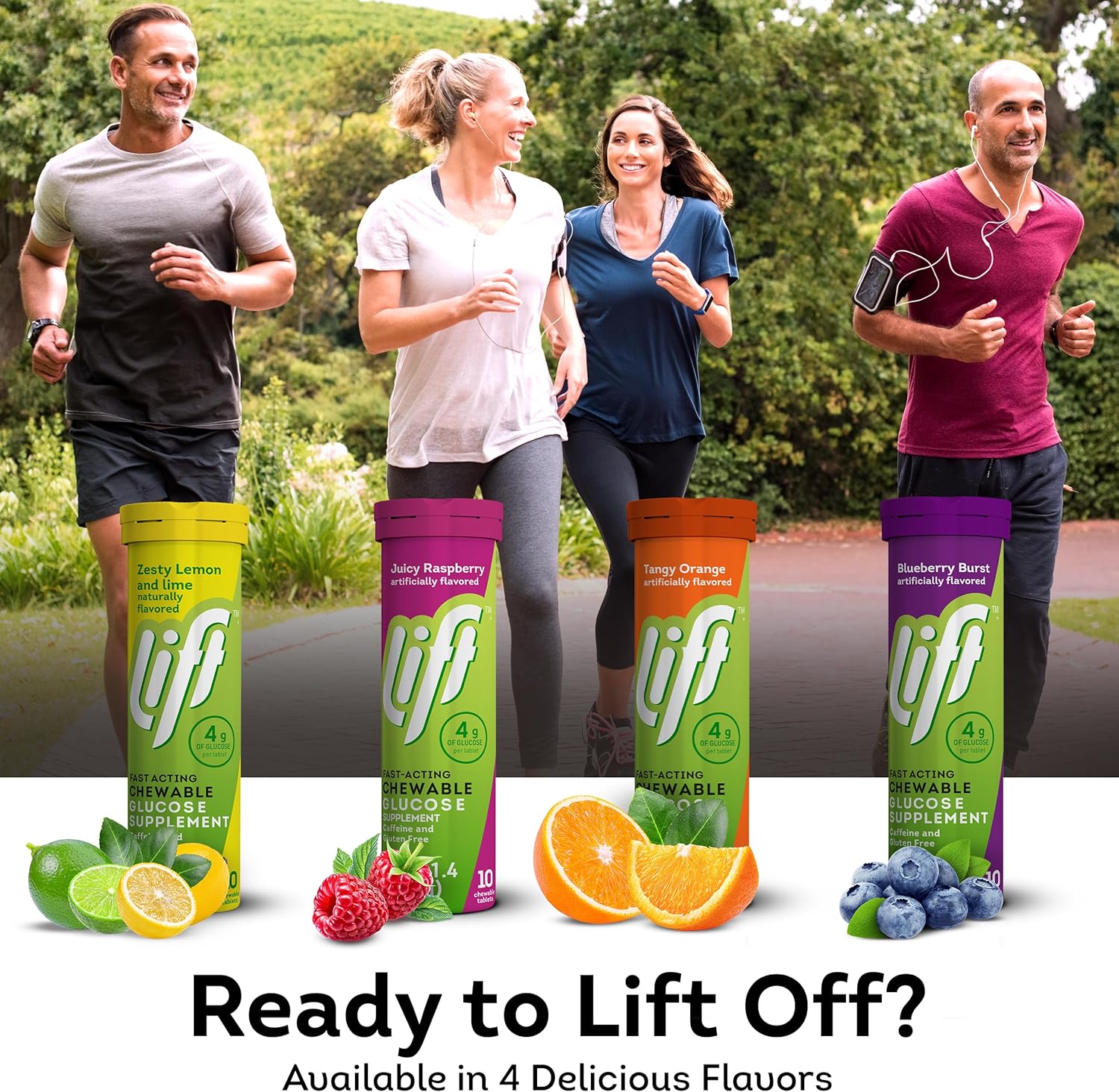 Raspberry Flavored Lift Glucose Chewable Energy Tablets, Fast-Acting Formula - 120 ct Tube Pack - BoostGo Australia