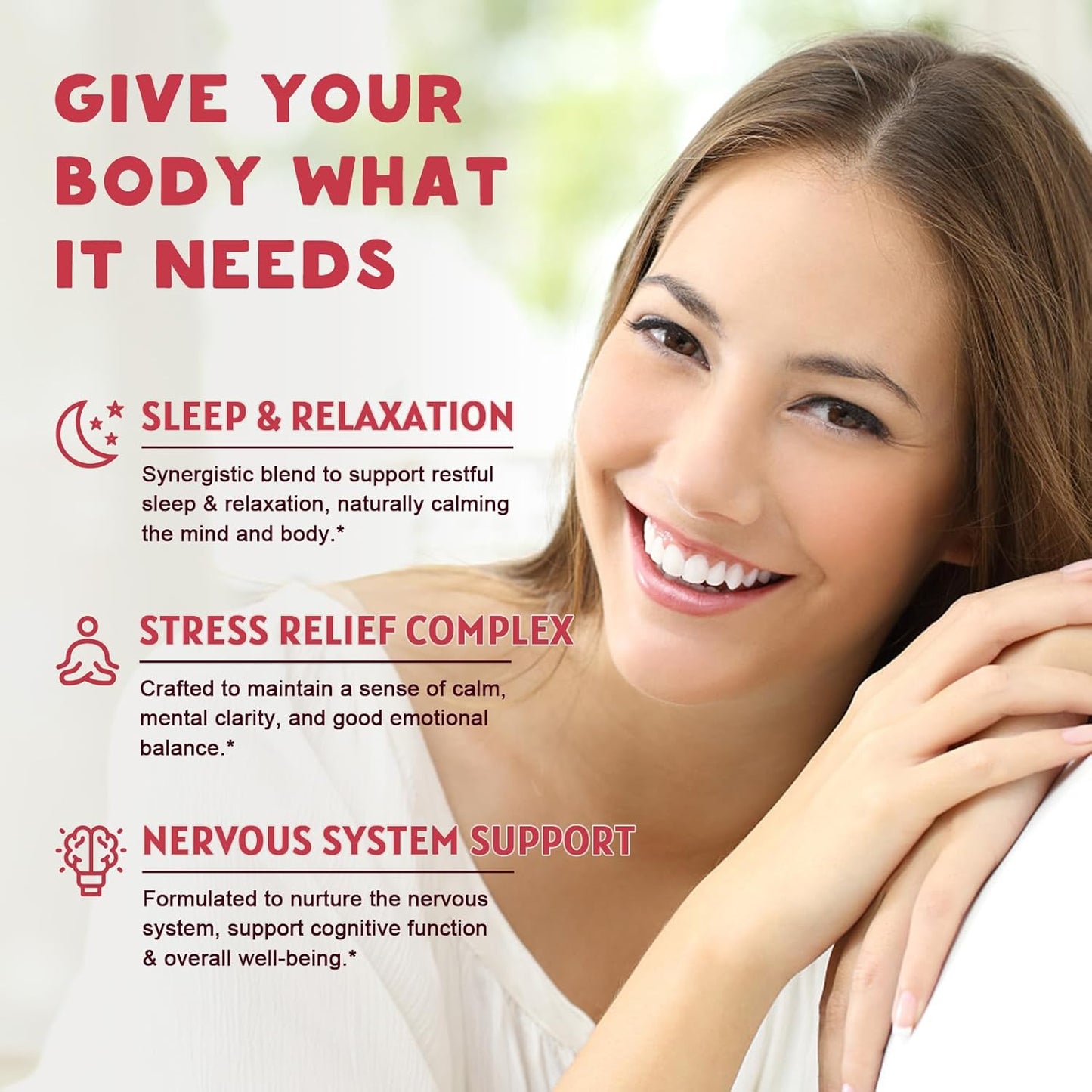 Raspberry Flavored Liquid Magnesium Glycinate Drops with GABA, L-theanine, D3, and B6 for Calm and Sleep - 1 Fl Oz (Pack of 2)