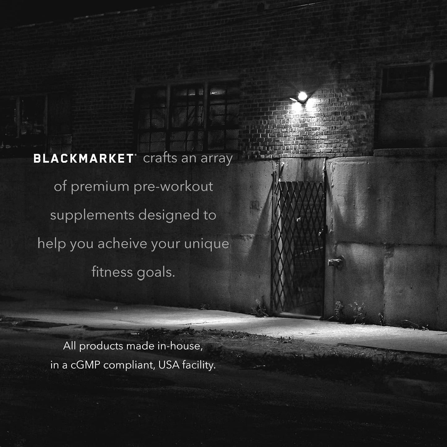 RAW Blackmarket Creatine Powder - Muscle Size & Strength Enhancer for Men & Women, Rapid Absorption, Improved Performance - 300g