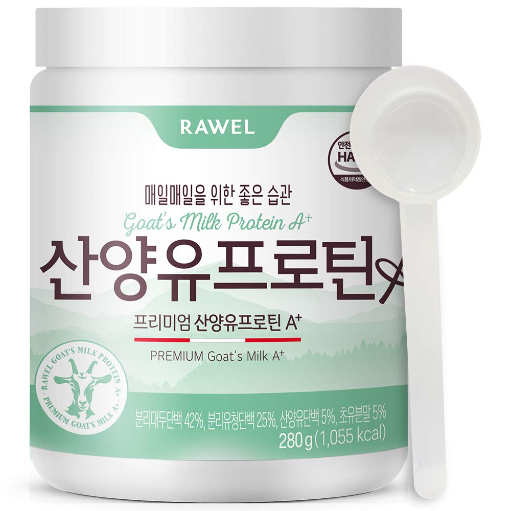 Rawel Premium Goat's Milk Protein Powder A+ 9.87oz - High Protein for Growth & Gut Health, Whey Protein Isolate (WPI)