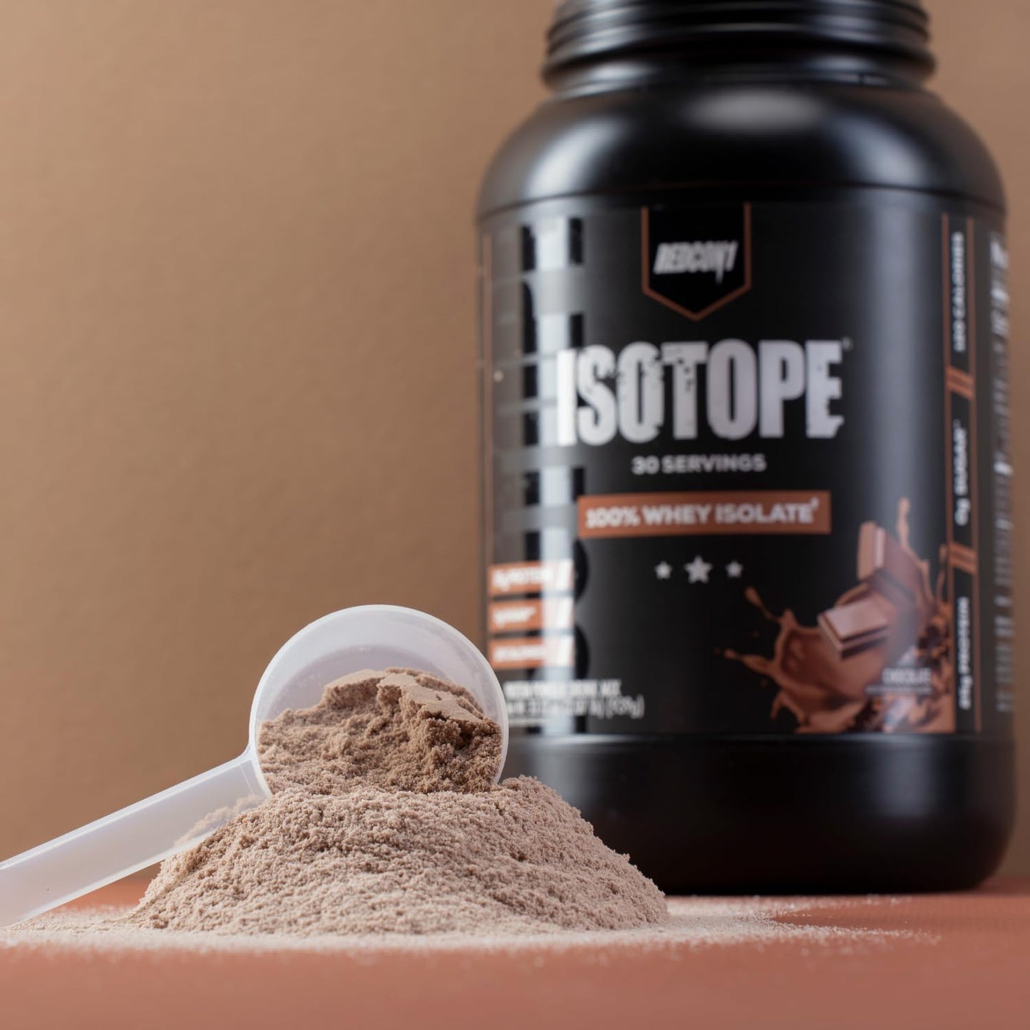 REDCON1 Isotope Peanut Butter Chocolate Whey Isolate: Keto-Friendly, Low Carb, Zero Sugar (30 Servings)