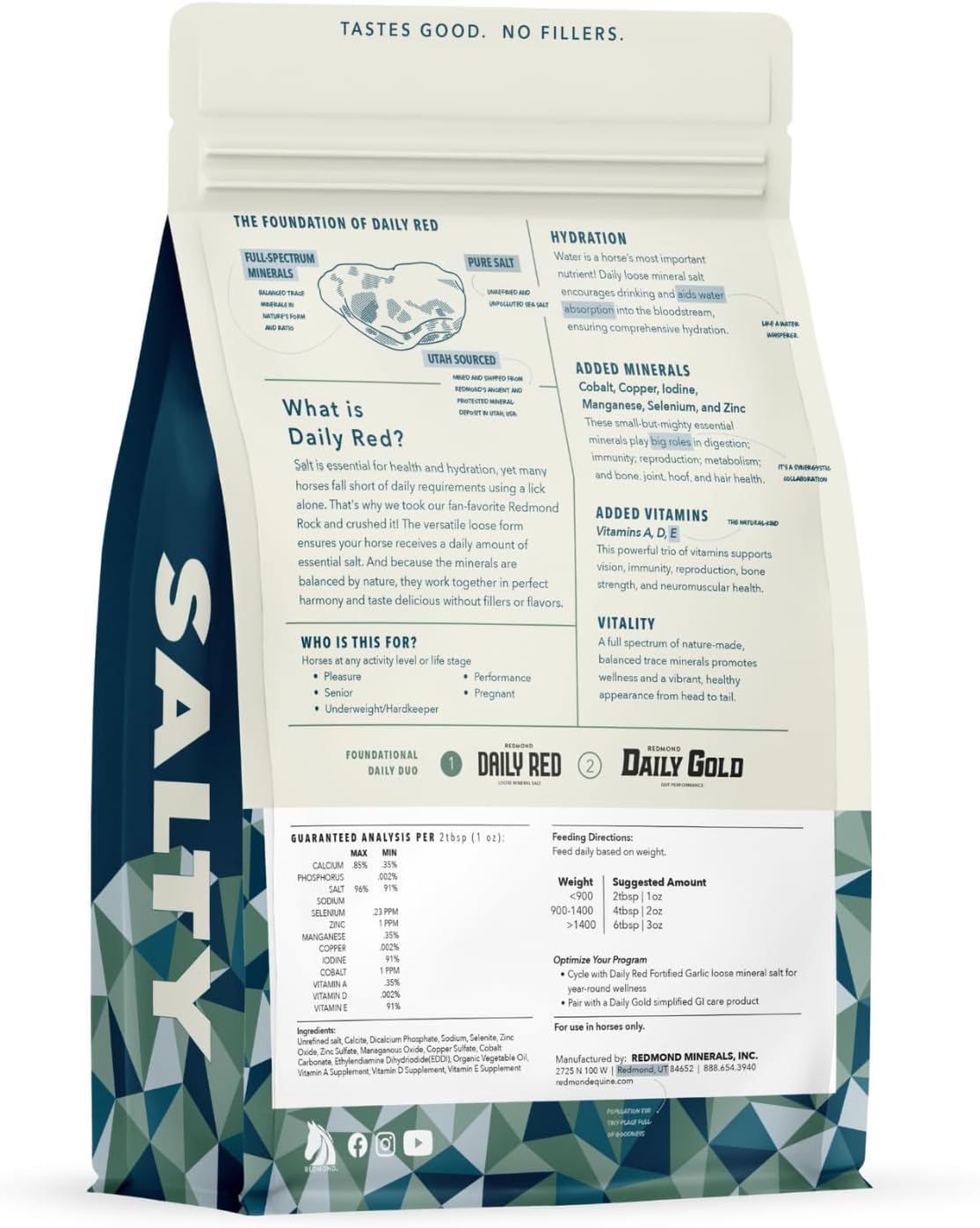 Redmond Daily Red Horse Vitamins and Minerals Supplement - Boost Equine Health and Performance - BoostGo Australia