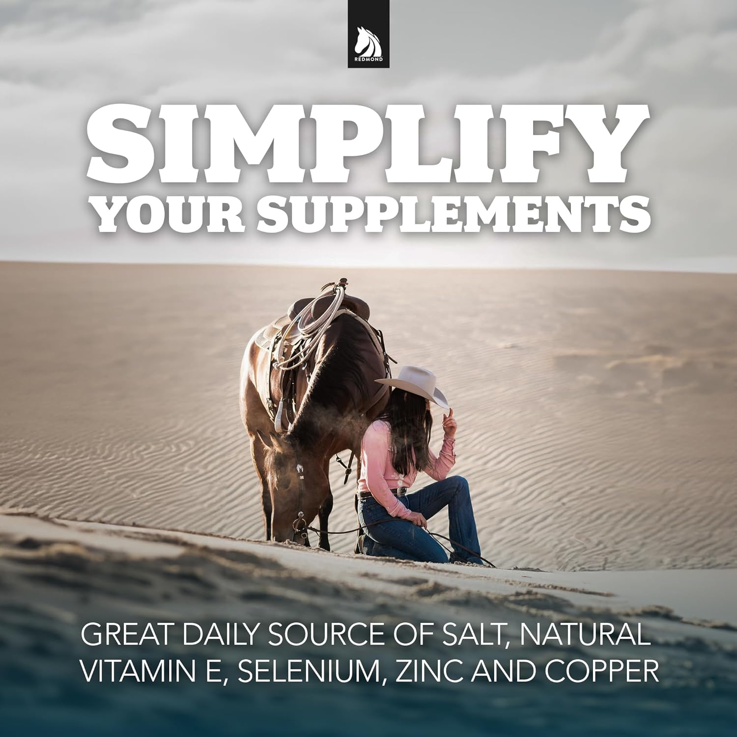 Redmond Daily Red Horse Vitamins and Minerals Supplement - Boost Equine Health and Performance - BoostGo Australia