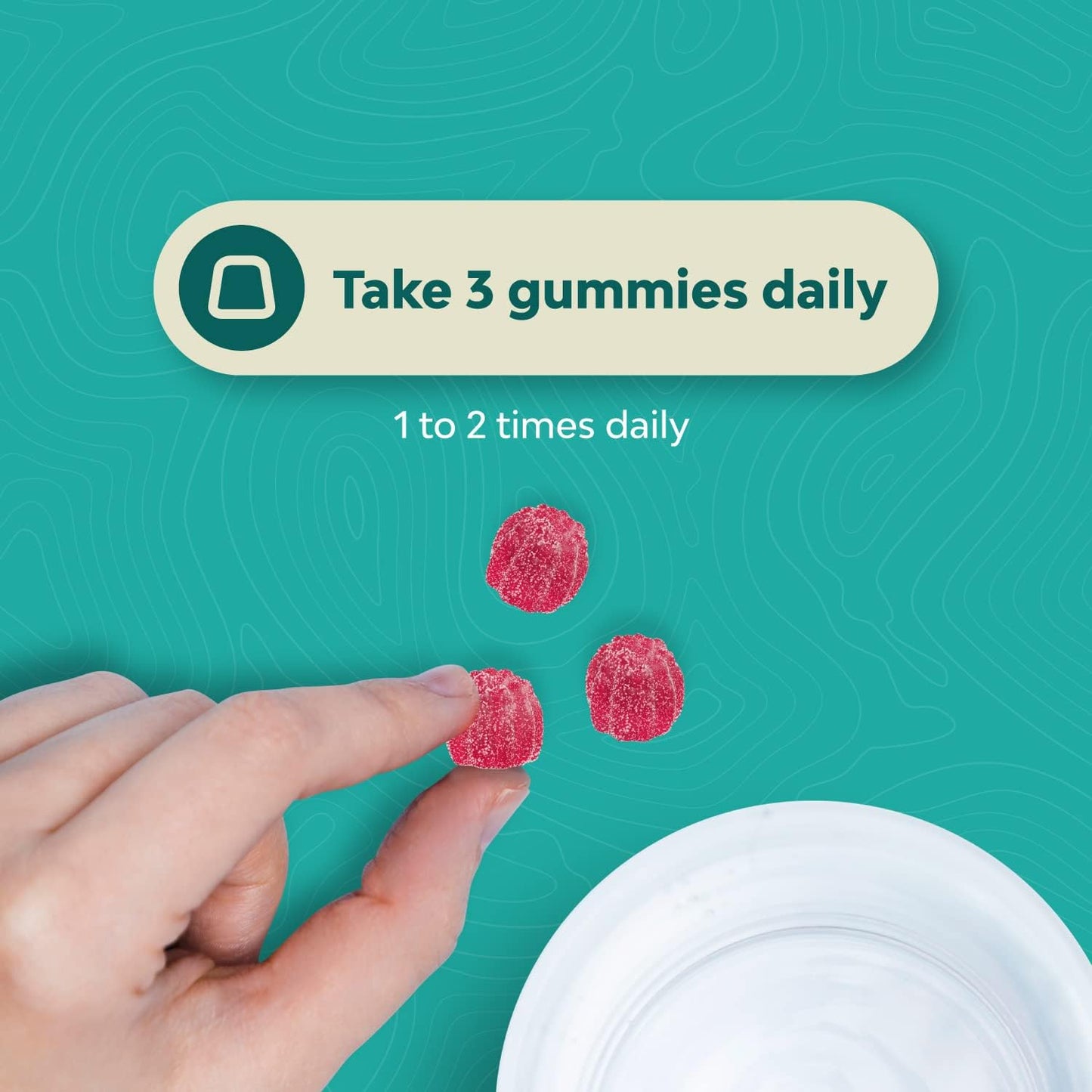 Relaxing Raspberry Flavored Magnesium Gummies for Adults - Sleep Aid Soft Chews - Natural Calm Supplement for Body & Mind Relaxation - 90 Count - BoostGo Australia