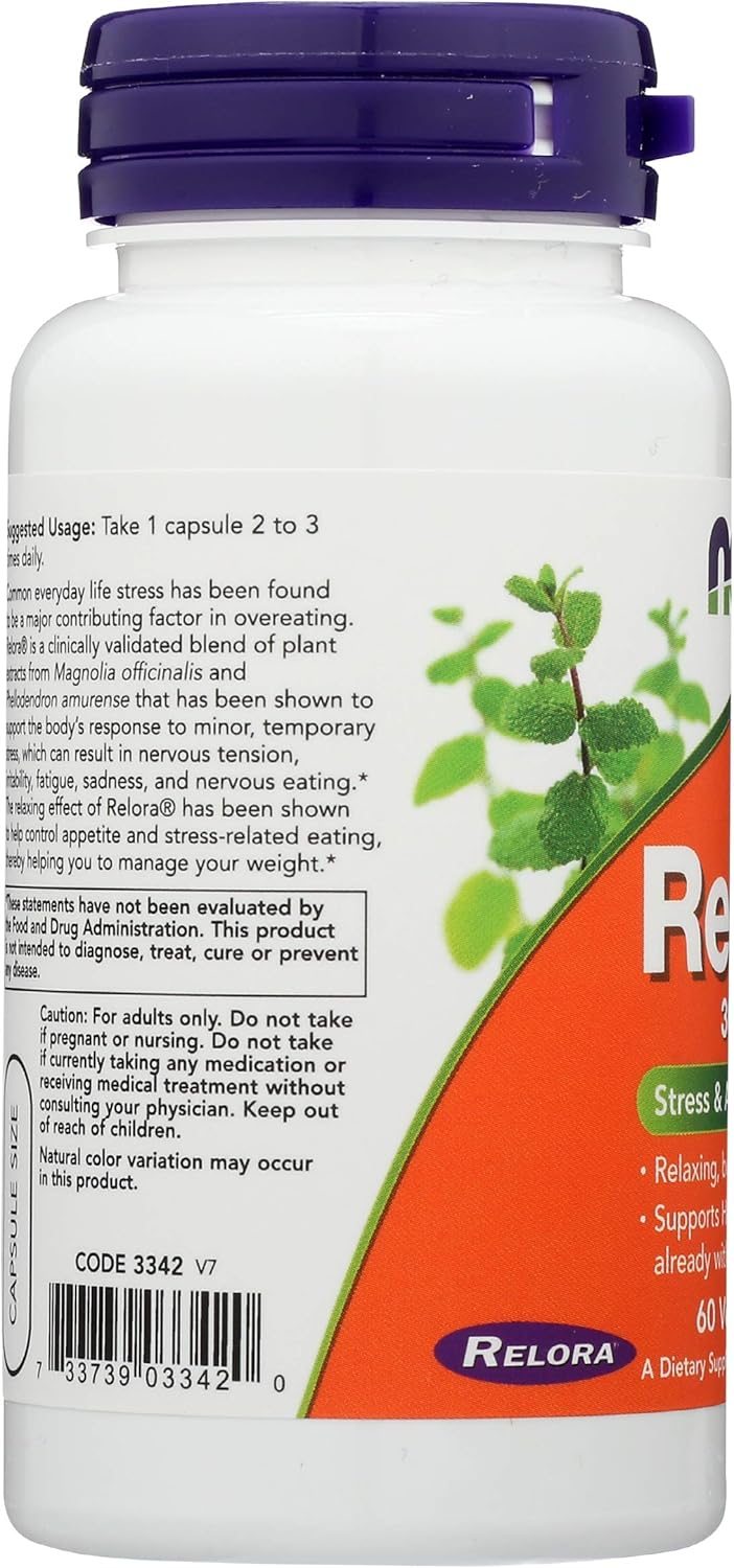 Relora 300 Supplement - Natural Stress and Weight Management Support - 60 Capsules