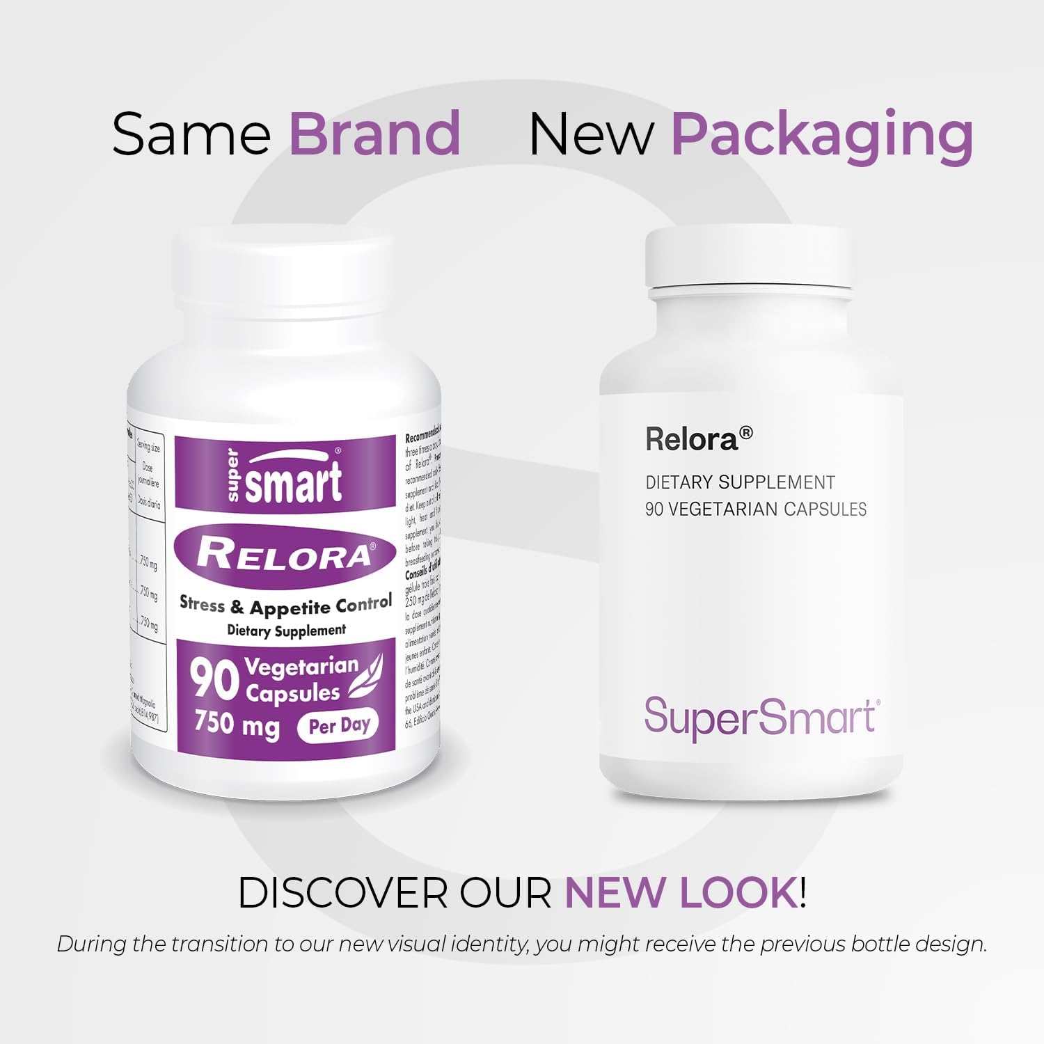 Relora 750mg Daily Supplement - Magnolia & Phellodendron Extract - Non-GMO, Gluten-Free - 90 Capsules