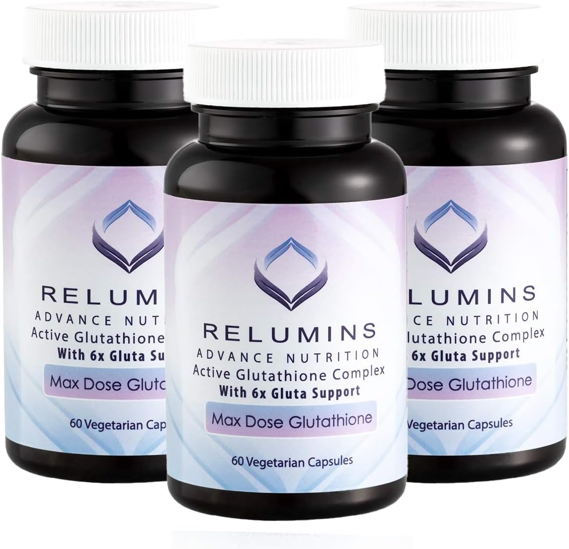 Relumins Advance White Glutathione Complex Capsules - 6X Boosters for Skin Brightening, Repair, and Rejuvenation - 180 Capsules