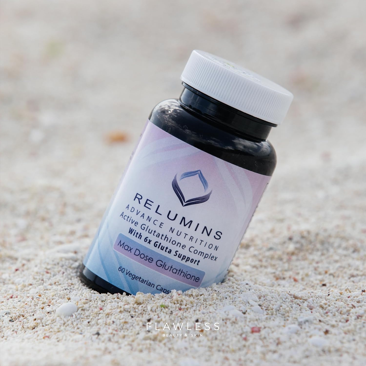 Relumins Advance White Glutathione Complex Capsules - Skin Brightening & Repair Formula with 6X Boosters - 1800 Capsules Total