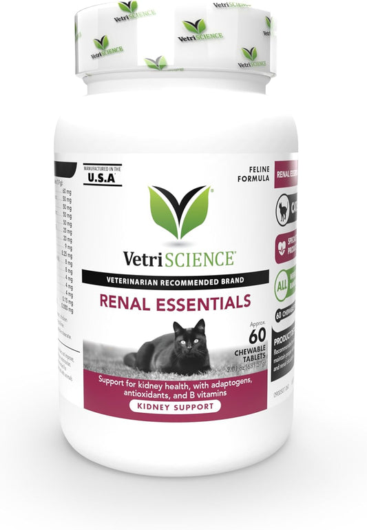 Renal Essentials for Cats - 60 Count by VETRISCIENCE, Vetri-Science Laboratories