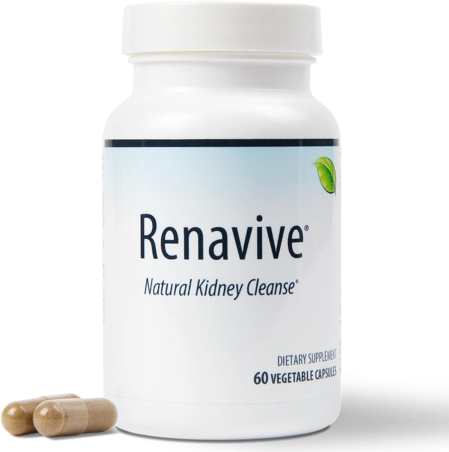 Renavive Kidney Stone Cleanse Capsules with Chanca Piedra & Celery Seed - Supports Kidney Health & Function, Clear System of Impurities