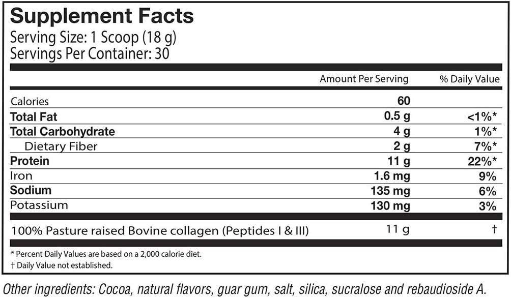 Renew Collagen Peptides Cocoa Supplement - 30 Servings from Celebrate Bariatric