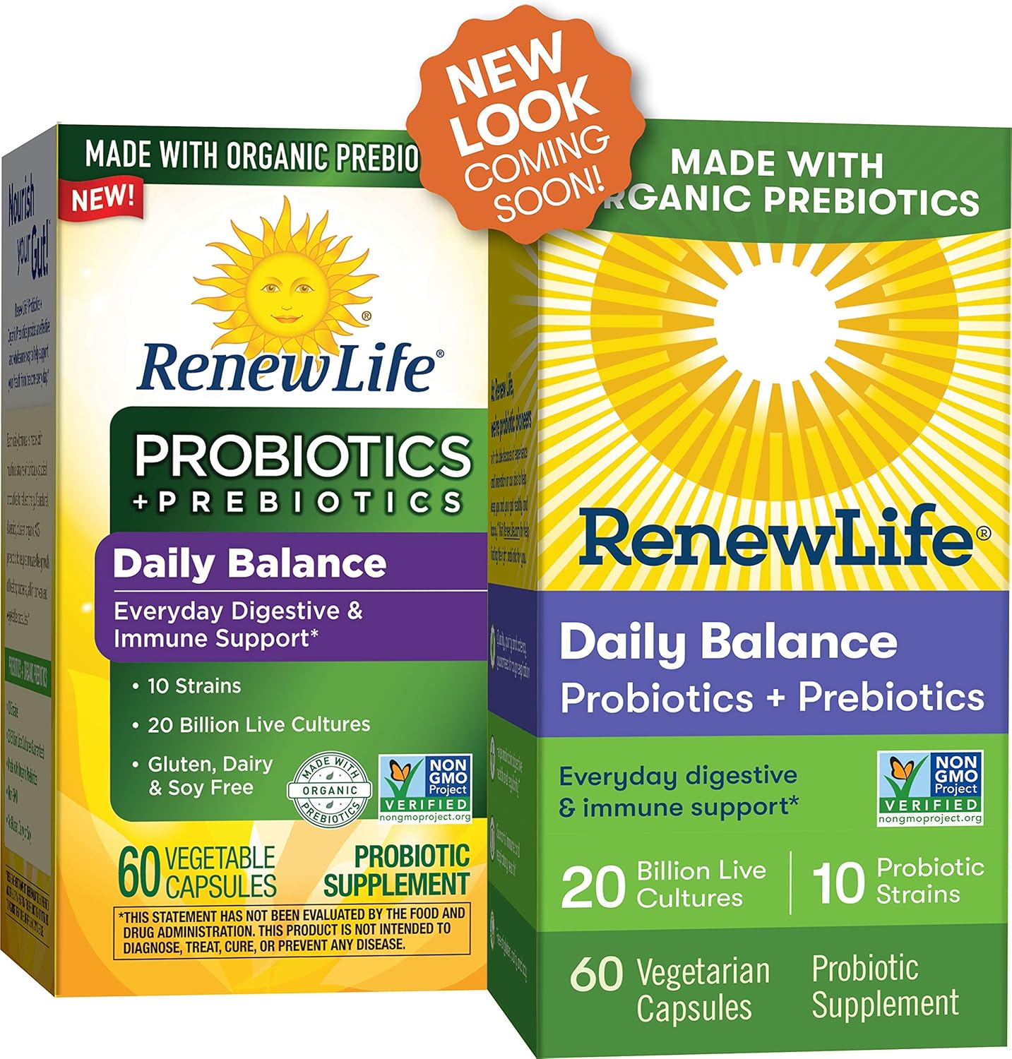 Renew Life Daily Balance Probiotic Capsules - 60 Count